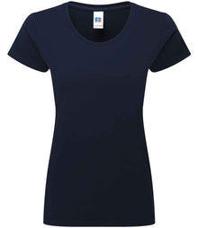 Russell Athletic Ladies Authentic Classic Ringspun T-Shirt 180F - French Navy