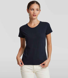 Russell Athletic Ladies Authentic Classic Ringspun T-Shirt 180F - 180F French Navy Model