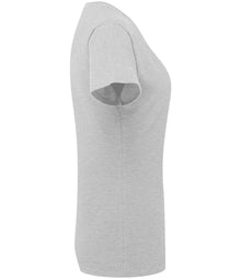 Russell Athletic Ladies Authentic Classic Ringspun T-Shirt 180F - 180F Light Oxford Side
