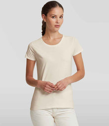 Russell Athletic Ladies Authentic Classic Ringspun T-Shirt 180F - 180F Natural Model