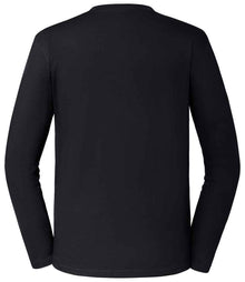 Russell Athletic Classic Long Sleeve T-Shirt 180L - 180L Black Back