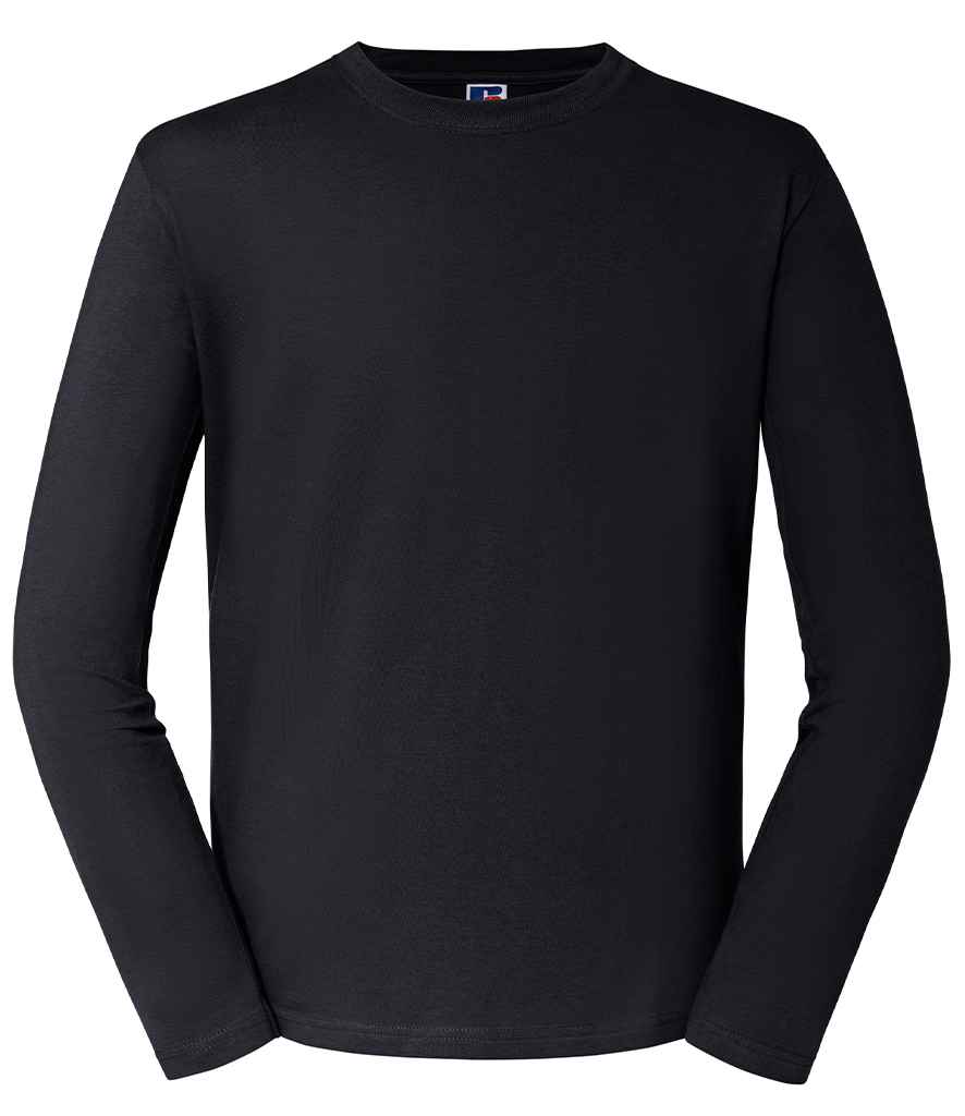 Russell Athletic Classic Long Sleeve T-Shirt 180L - Black