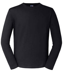 Russell Athletic Classic Long Sleeve T-Shirt 180L - Black
