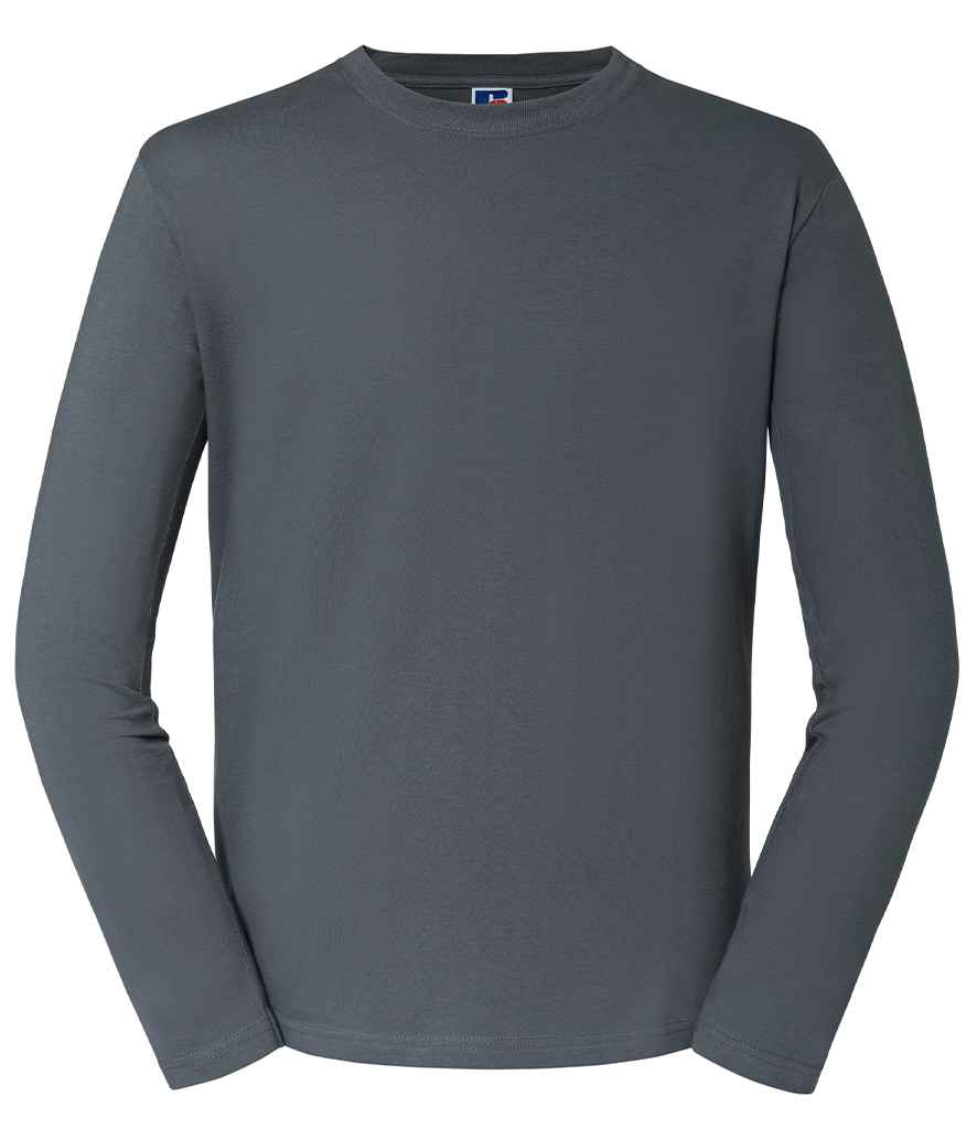 Russell Athletic Classic Long Sleeve T-Shirt 180L - Convoy Grey