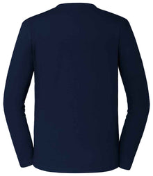 Russell Athletic Classic Long Sleeve T-Shirt 180L - 180L French Navy Back