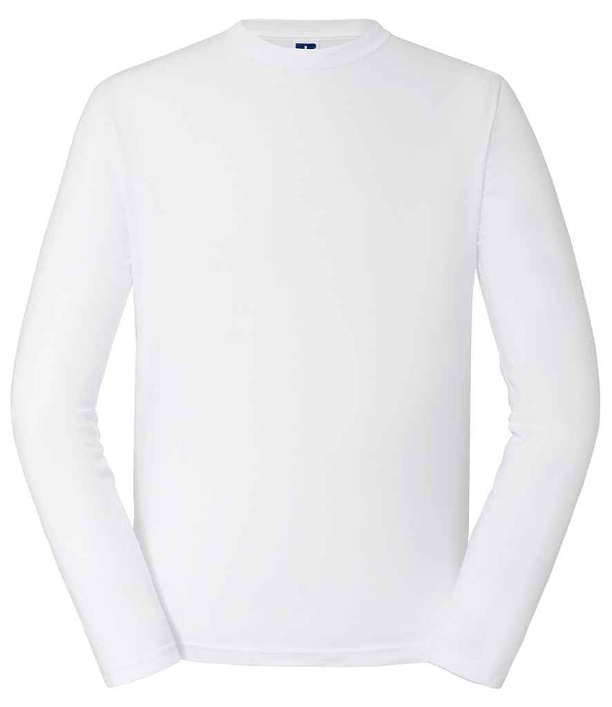 Russell Athletic Classic Long Sleeve T-Shirt 180L - White