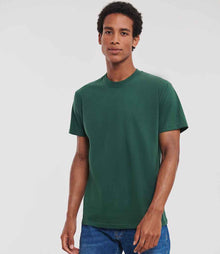 Russell Athletic Classic Ringspun T-Shirt 180M - 180M Bottle Green Model