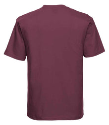 Russell Athletic Classic Ringspun T-Shirt 180M - 180M Burgundy Back