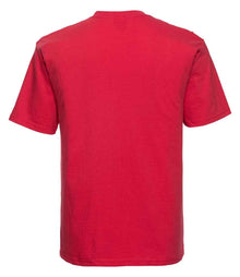 Russell Athletic Classic Ringspun T-Shirt 180M - 180M Classic Red Back