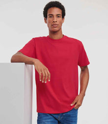 Russell Athletic Classic Ringspun T-Shirt 180M - 180M Classic Red Model