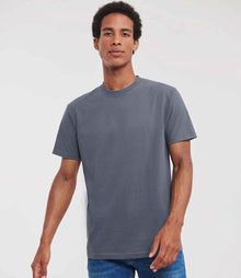 Russell Athletic Classic Ringspun T-Shirt 180M - 180M Convoy Grey Model