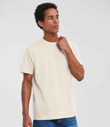 Russell Athletic Classic Ringspun T-Shirt 180M - 180M Natural Model