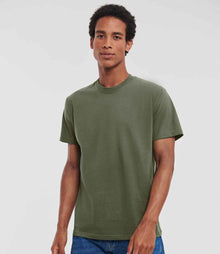Russell Athletic Classic Ringspun T-Shirt 180M - 180M Olive Green Model