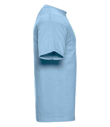 Russell Athletic Classic Ringspun T-Shirt 180M - 180M Sky Blue Side