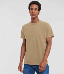 Russell Athletic Classic Ringspun T-Shirt 180M - 180M Tan Model