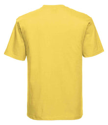 Russell Athletic Classic Ringspun T-Shirt 180M - 180M Yellow Back