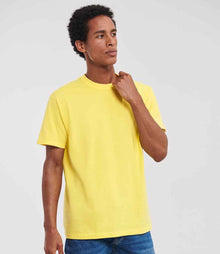 Russell Athletic Classic Ringspun T-Shirt 180M - 180M Yellow Model