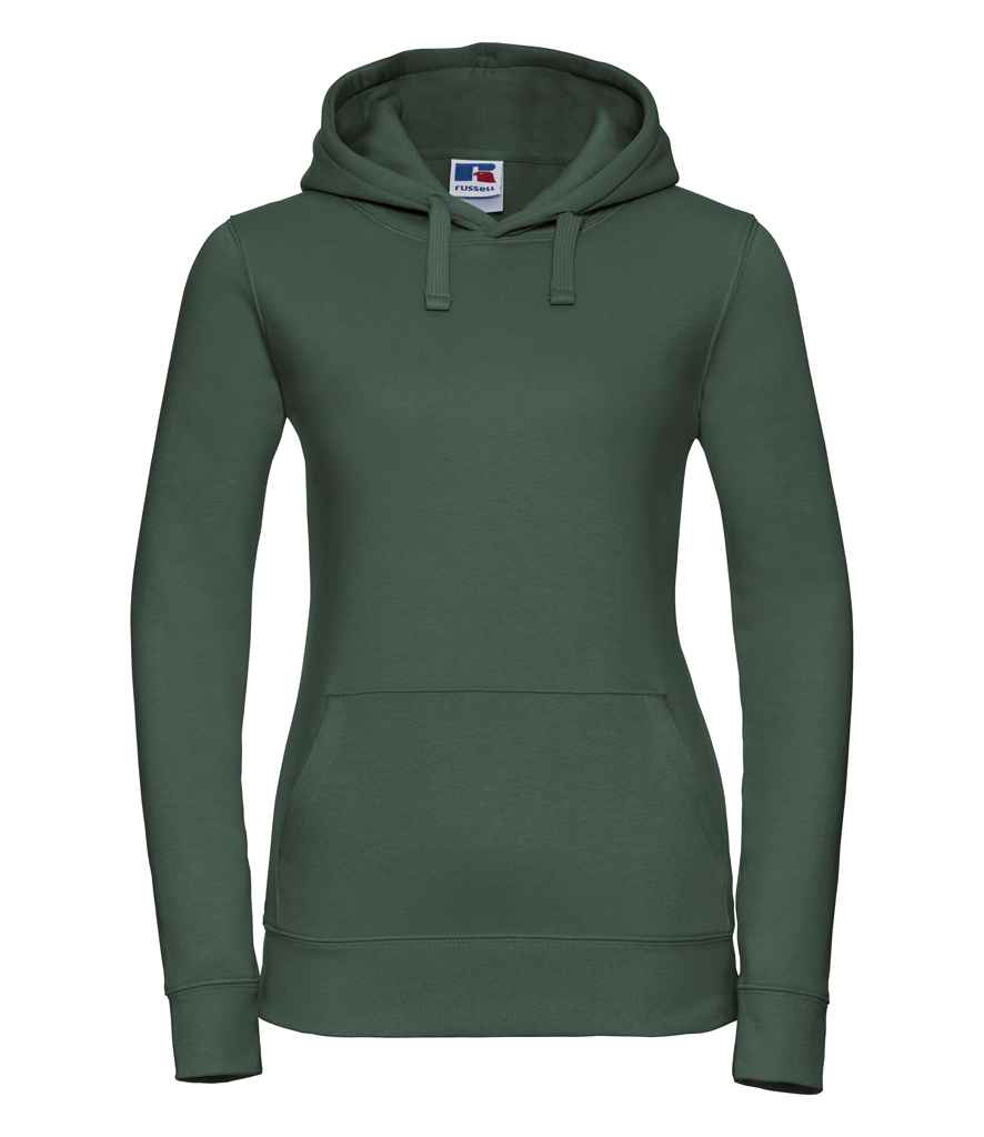 Russell Athletic Ladies Authentic Hooded Sweatshirt 265F - Bottle Green
