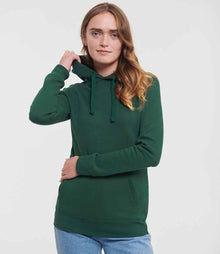 Russell Athletic Ladies Authentic Hooded Sweatshirt 265F - 265F Bottle Green Model