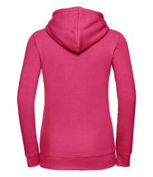Russell Athletic Ladies Authentic Hooded Sweatshirt 265F - 265F Fuchsia Back