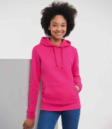 Russell Athletic Ladies Authentic Hooded Sweatshirt 265F - 265F Fuchsia Model
