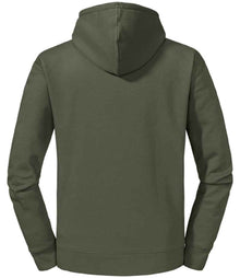 Russell Athletic Authentic Hooded Sweatshirt 265M - 265M Olive Green Back