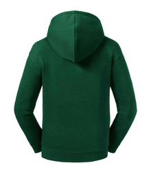 Russell Athletic Kids Authentic Zip Hooded Sweatshirt 266B - 266B Bottle Green Back