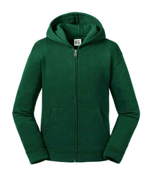 Russell Athletic Kids Authentic Zip Hooded Sweatshirt 266B - Bottle Green
