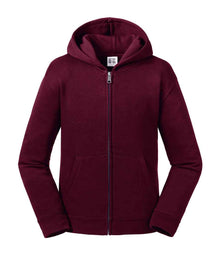 Russell Athletic Kids Authentic Zip Hooded Sweatshirt 266B - Burgundy