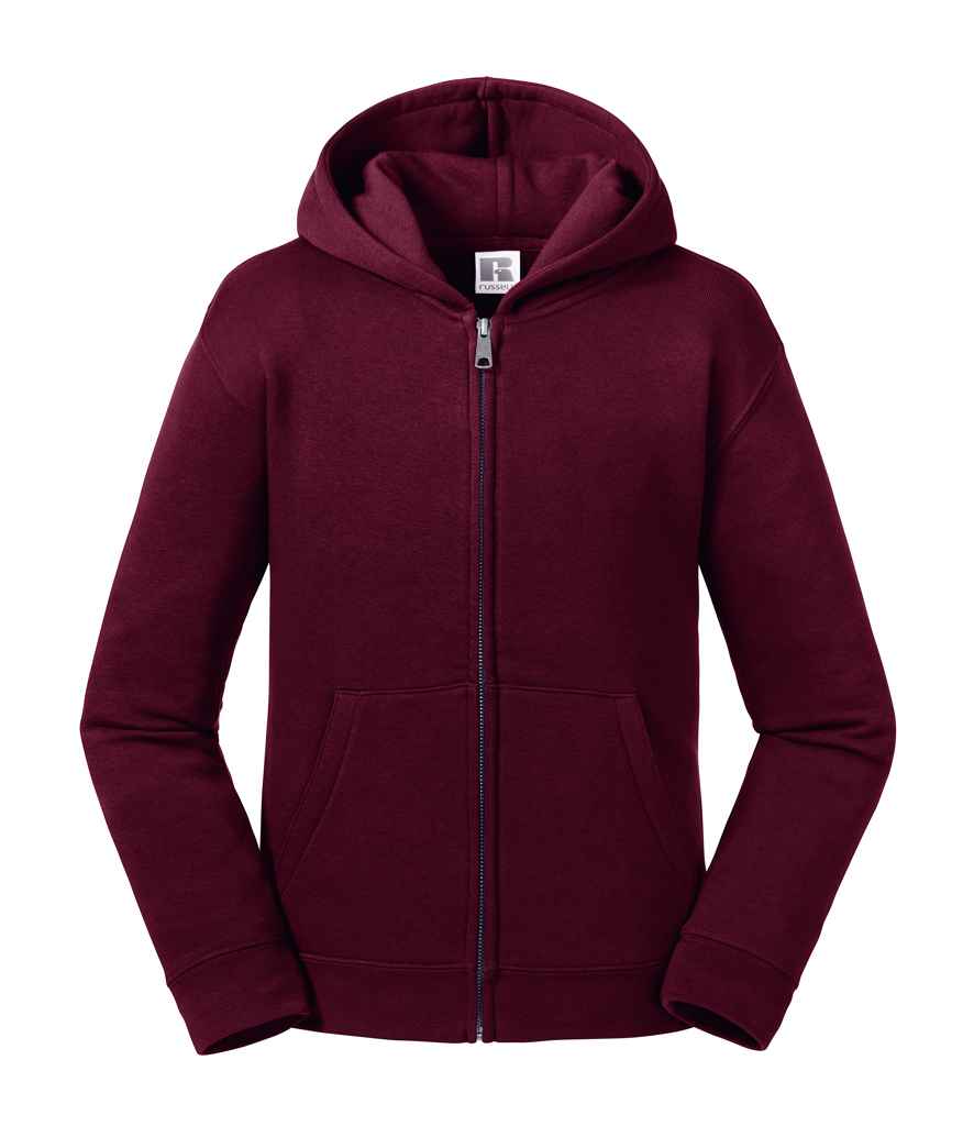 Russell Athletic Kids Authentic Zip Hooded Sweatshirt 266B - Burgundy