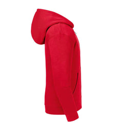 Russell Athletic Kids Authentic Zip Hooded Sweatshirt 266B - 266B Classic Red Side