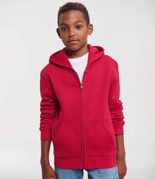 Russell Athletic Kids Authentic Zip Hooded Sweatshirt 266B - 266B Classic Red Model