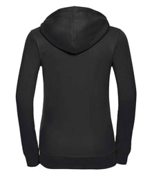 Russell Athletic Ladies Authentic Zip Hooded Sweatshirt 266F - 266F Black Back