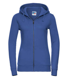 Russell Athletic Ladies Authentic Zip Hooded Sweatshirt 266F - Bright Royal