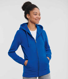 Russell Athletic Ladies Authentic Zip Hooded Sweatshirt 266F - 266F Bright Royal Model