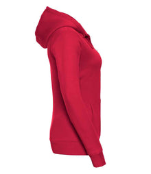 Russell Athletic Ladies Authentic Zip Hooded Sweatshirt 266F - 266F Classic Red Side