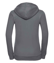 Russell Athletic Ladies Authentic Zip Hooded Sweatshirt 266F - 266F Convoy Grey Back