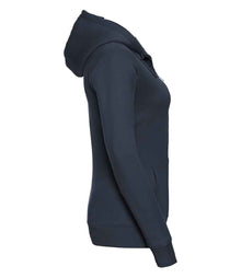 Russell Athletic Ladies Authentic Zip Hooded Sweatshirt 266F - 266F French Navy Side