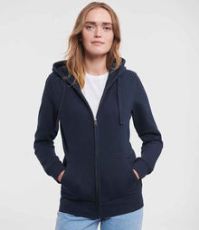 Russell Athletic Ladies Authentic Zip Hooded Sweatshirt 266F - 266F French Navy Model