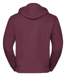 Russell Athletic Authentic Zip Hooded Sweatshirt 266M - 266M Burgundy Back