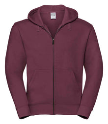 Russell Athletic Authentic Zip Hooded Sweatshirt 266M - Burgundy