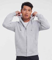 Russell Athletic Authentic Zip Hooded Sweatshirt 266M - 266M Light Oxford Model