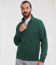 Russell Athletic Authentic Sweat Jacket 267M - 267M Bottle Green Model