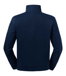 Russell Athletic Authentic Zip Neck Sweatshirt 270M - 270M French Navy Back