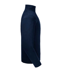 Russell Athletic Authentic Zip Neck Sweatshirt 270M - 270M French Navy Side