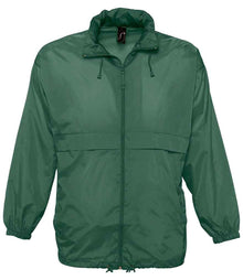 SOL'S Unisex Surf Windbreaker Jacket 32000 - Forest Green