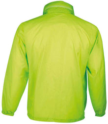 SOL'S Unisex Surf Windbreaker Jacket 32000 - 32000 Neon Lime Back