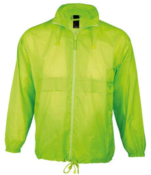 SOL'S Unisex Surf Windbreaker Jacket 32000 - Neon Lime