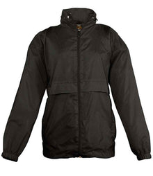 SOL'S Kids Surf Windbreaker Jacket 32300 - Black