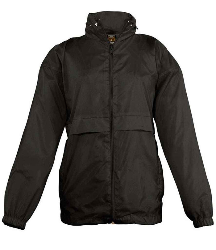 SOL'S Kids Surf Windbreaker Jacket 32300 - Black